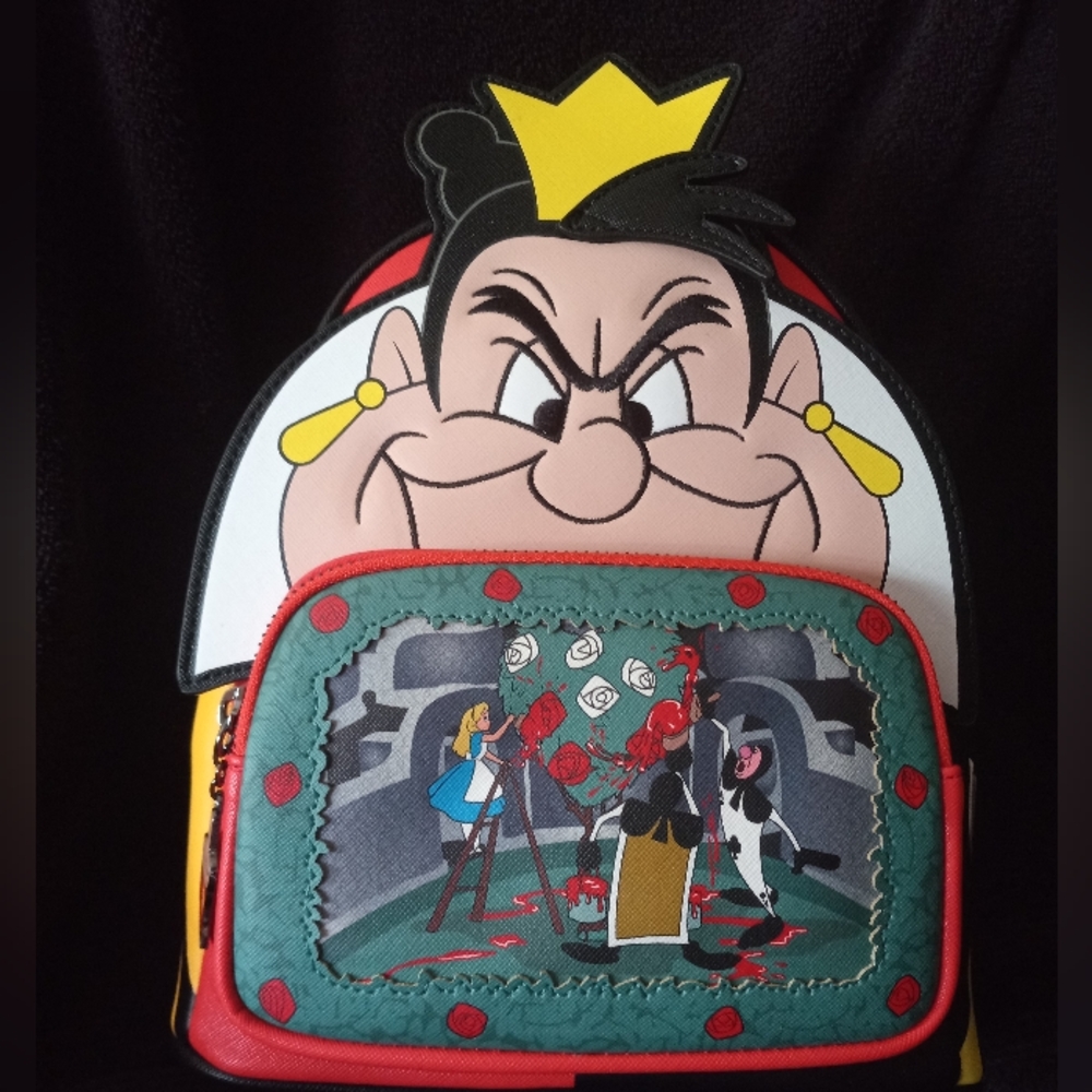 Queen of Hearts Loungefly mini backpack